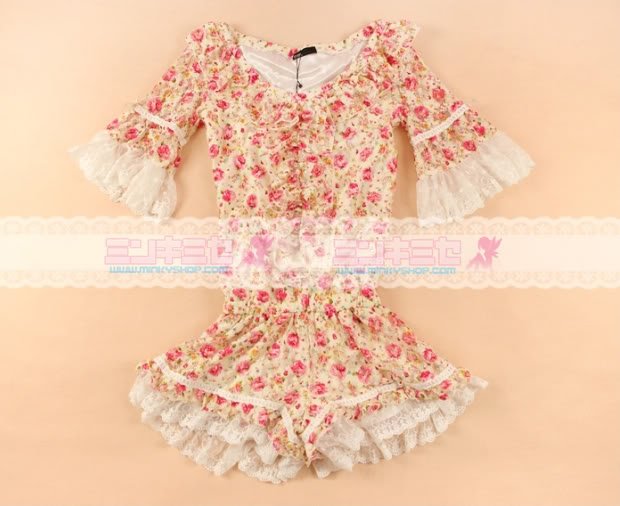 Floral Lace Jumpsuit Dress